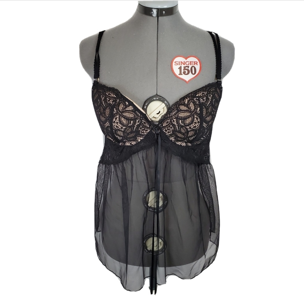 Victoria's Secret Sexy Push-up Babydoll bra Black